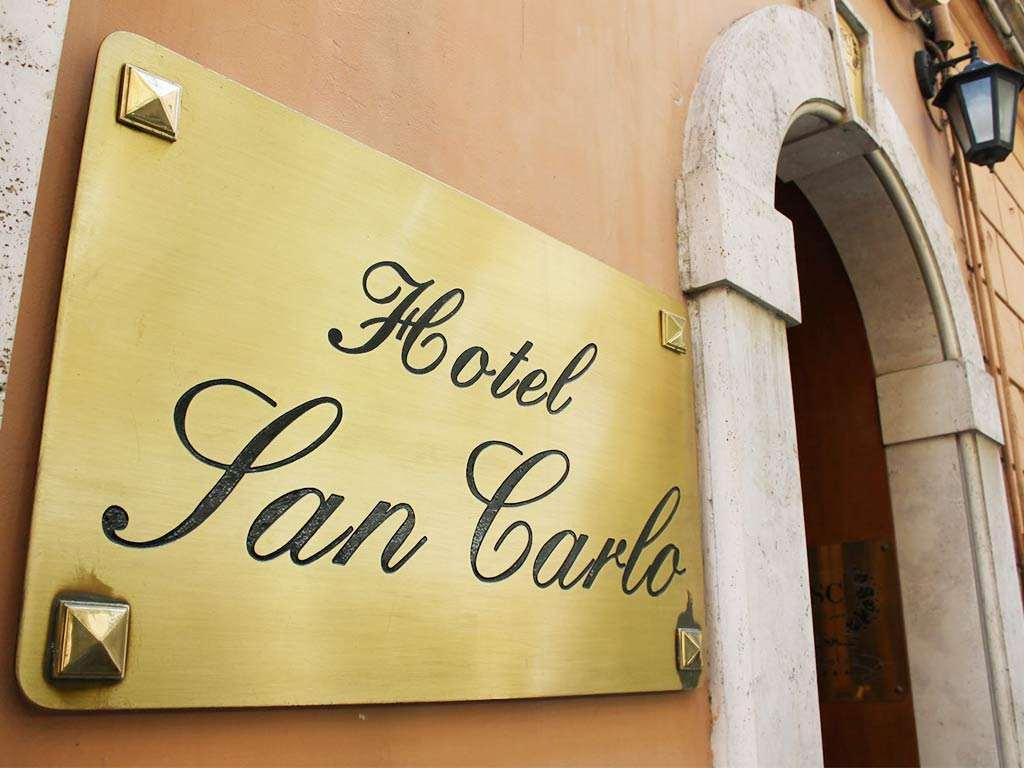 Hotel San Carlo Рим Экстерьер фото